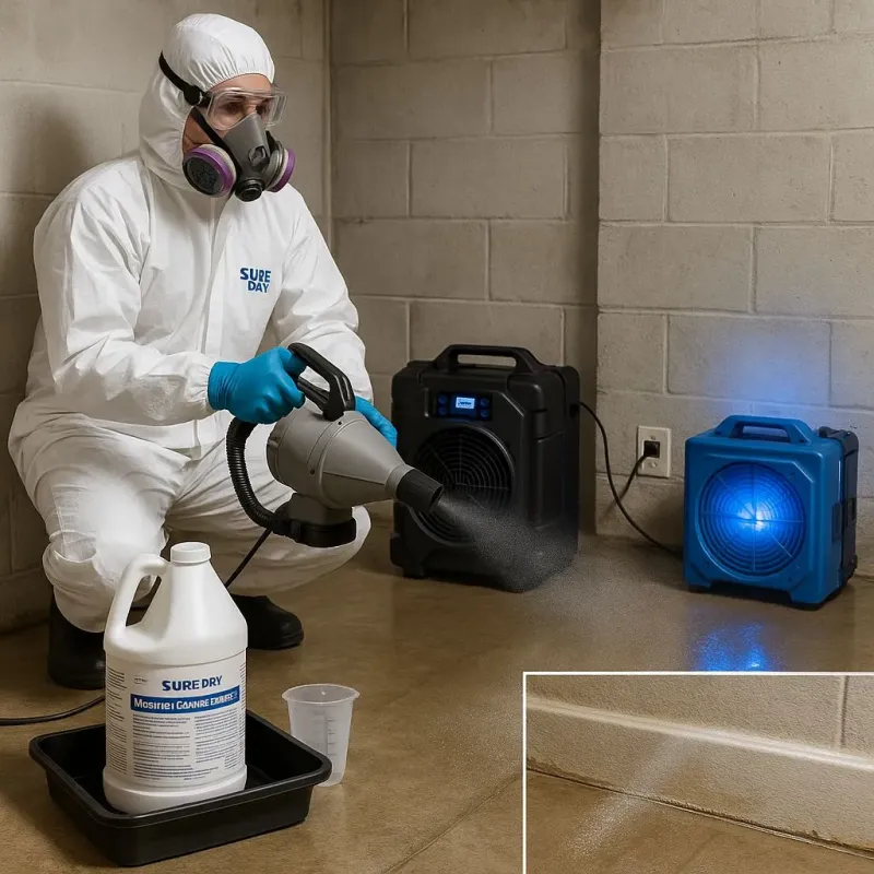 Sanitization and Odor Removal process in Storrs, CT