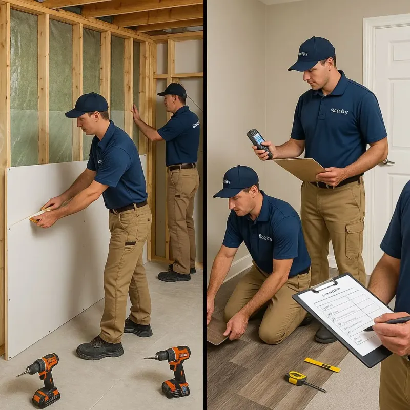 Repairs and Reconstruction process in Storrs, CT
